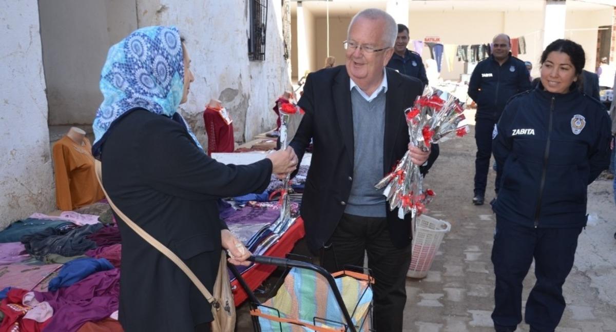 Başkan Himam&rsquo;dan G&ouml;me&ccedil;li kadınlara anlamlı jest