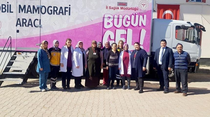 Gezici Kanser Tarama Tırı Sarıoğlan&rsquo;da