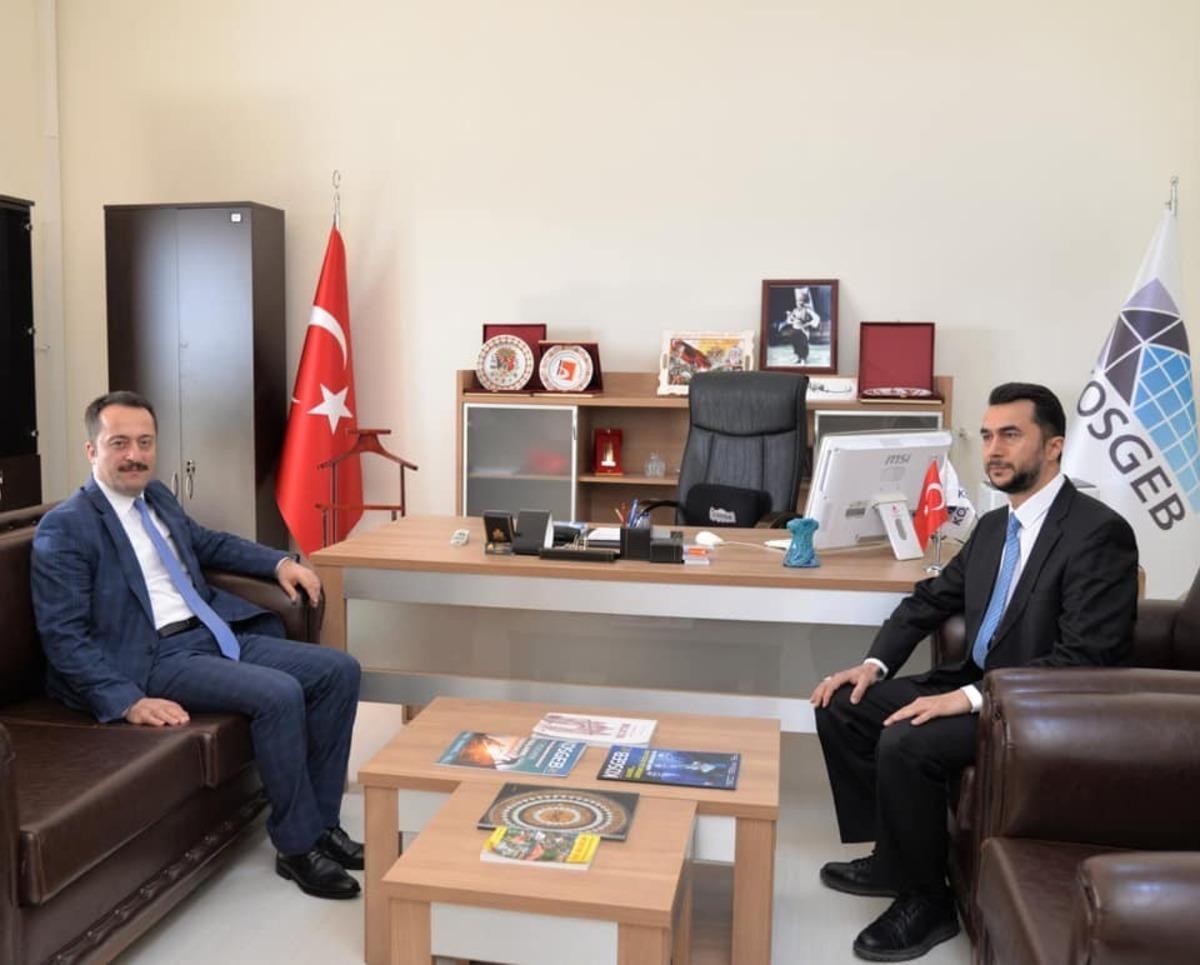 Vali Şent&uuml;rk&rsquo;ten KOSGEB&rsquo;e ziyaret
