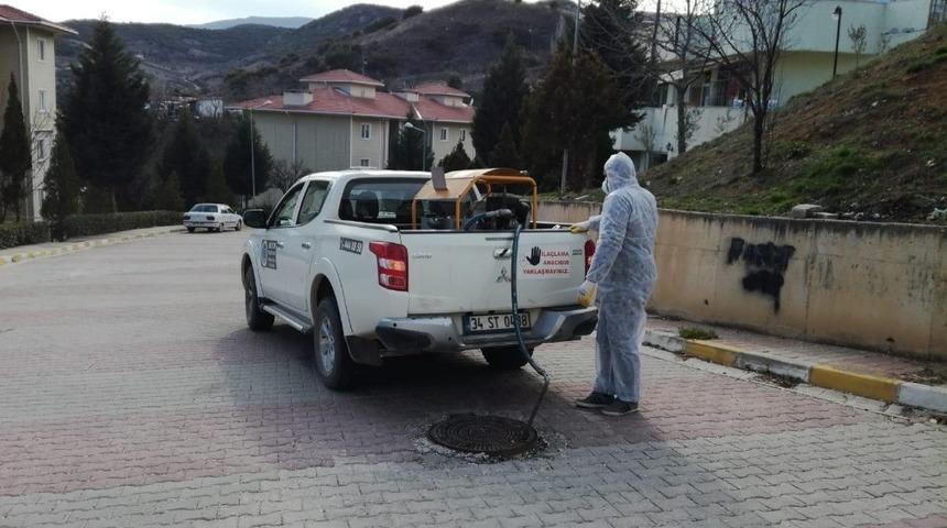 Bilecik Belediyesi tarafından ila&ccedil;lama &ccedil;alışmaları