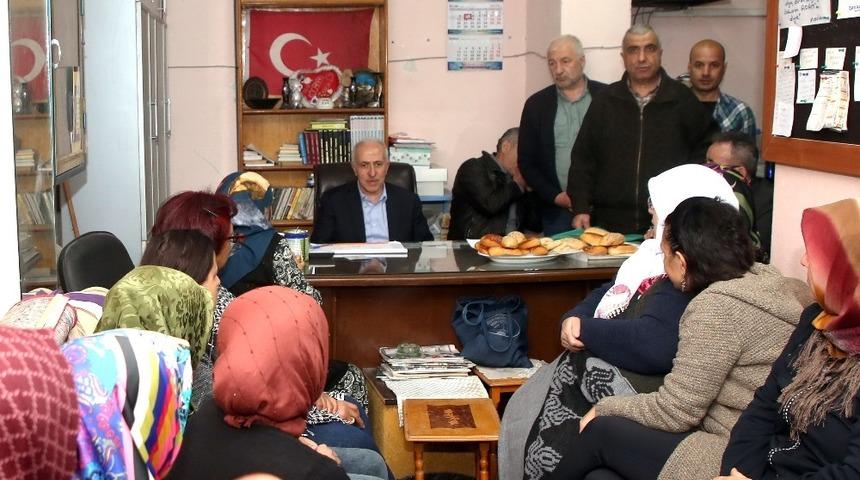 G&uuml;ltak, mahalle sakinleriyle bir araya geldi