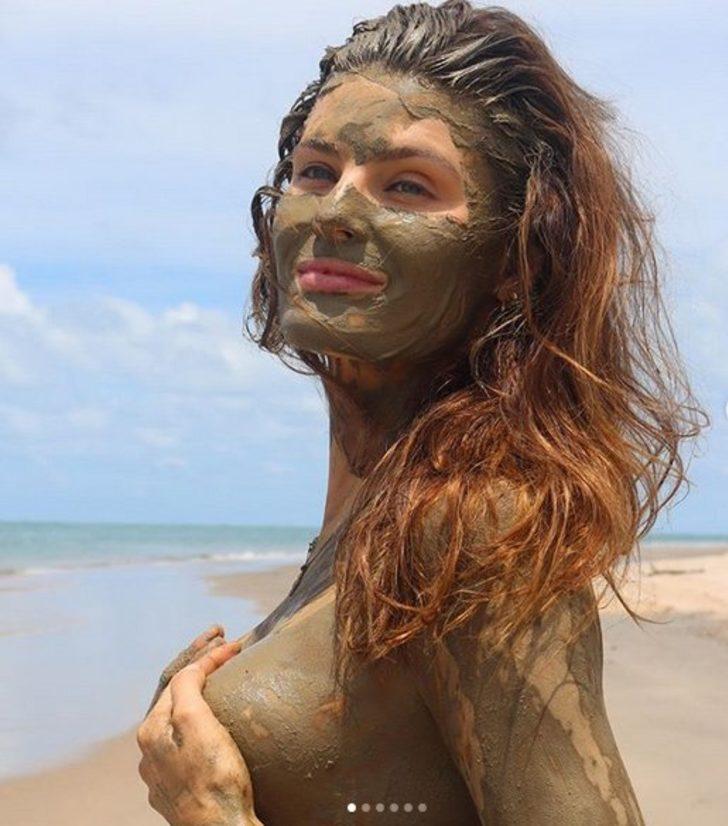 Isabeli Fontana'nın sırrı çamur!  G1