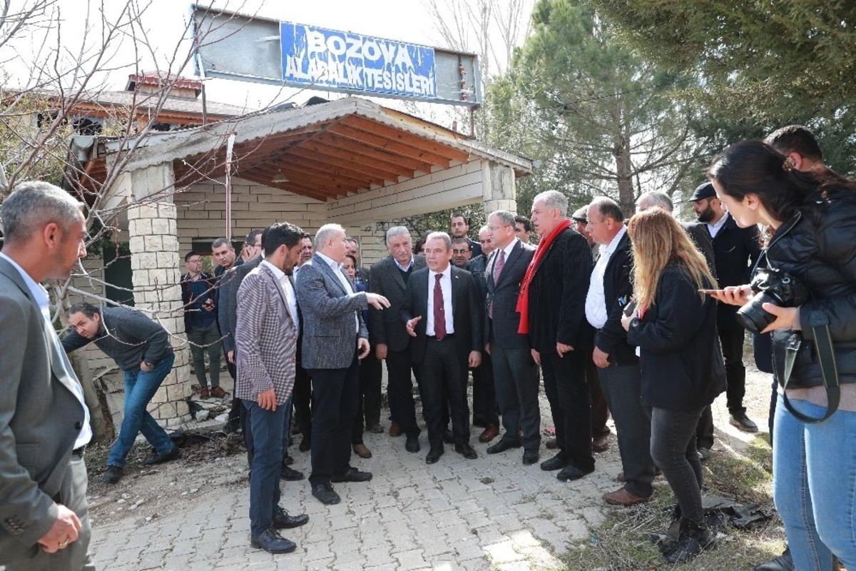 Başkan B&ouml;cek Korkuteli&rsquo;nde