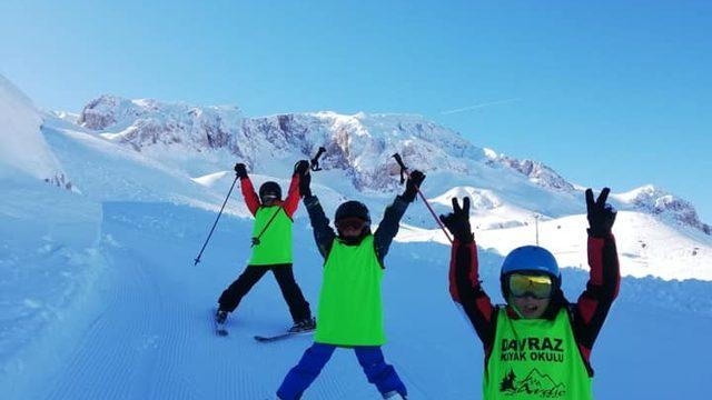 Davraz kayak merkezinde sezon devam ediyor