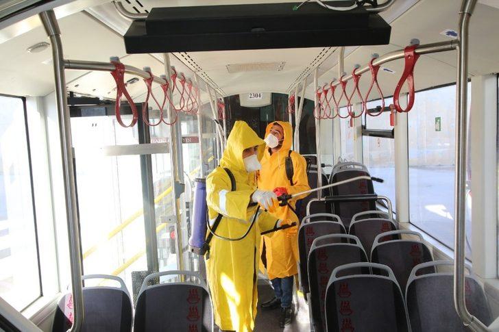 Elazığ’da toplu taşıma araçları ilaçlandı G3