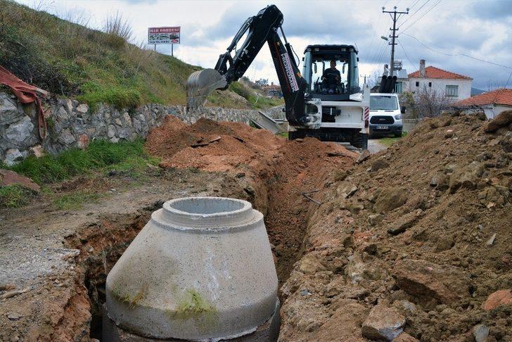 Milas’ta yağmur suyu hatları yenileniyor G1