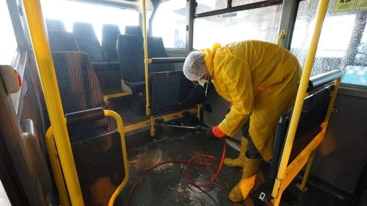 Otobüslerde antibakteriyel temizlik çalışması G2