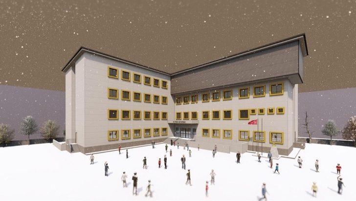 Vali Deniz, yapımı süren okullarda incelemelerde bulundu G5