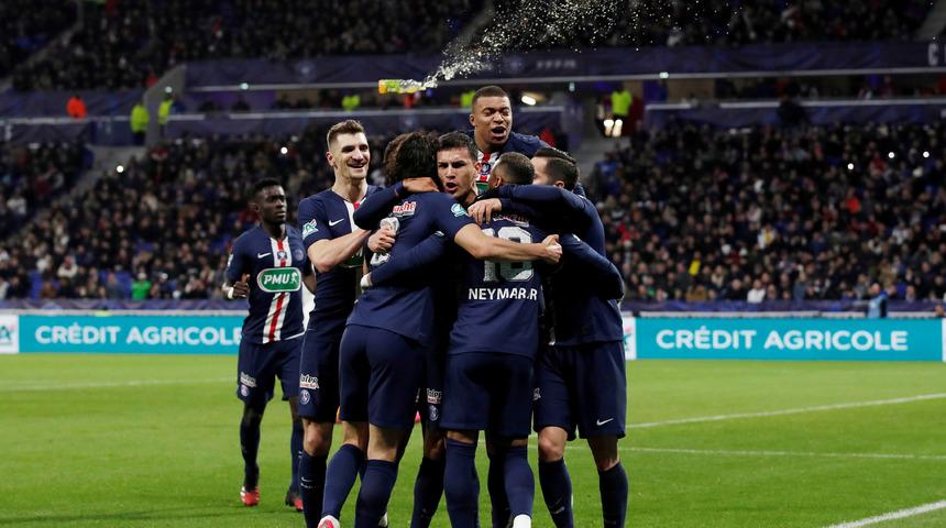 PSG 5-1 Olympique Lyon (Maç Sonucu) PSG Fransa Kupası'nda finale çıktı