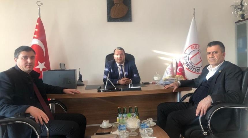 Tarım ve Orman M&uuml;d&uuml;r&uuml; Tuncel ve Başkan Kılı&ccedil;&rsquo;tan &uuml;niversiteye iade-i ziyaret