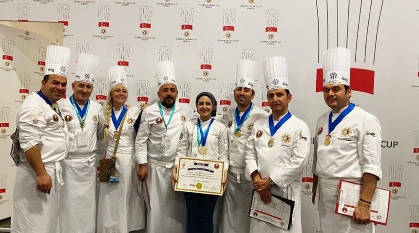 ADÜ Didim MYO Aşçılık Bölümü öğrencileri 4 madalya ile döndü