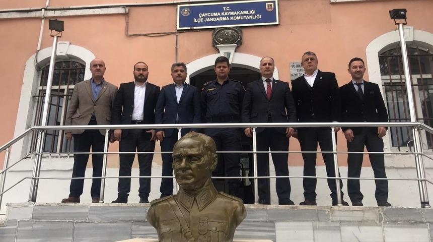 Memur-Sen’den jandarmaya taziye ziyareti