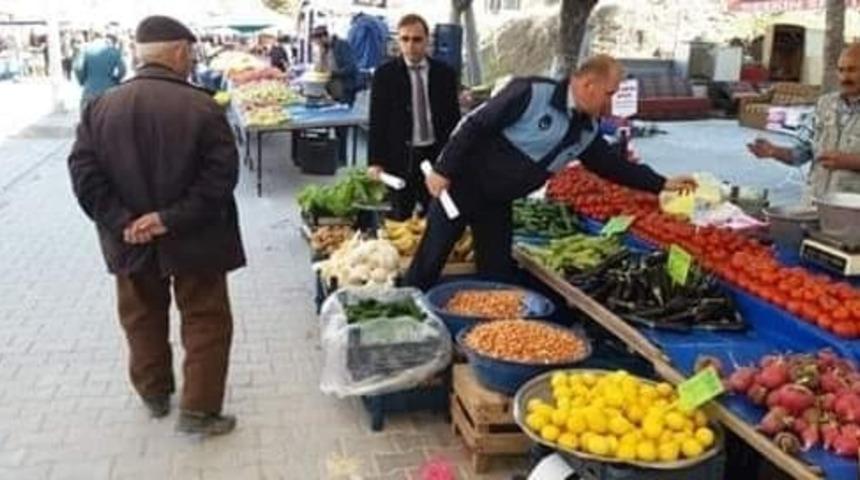 Zabıtadan fiyat etiket ve terazi denetimi