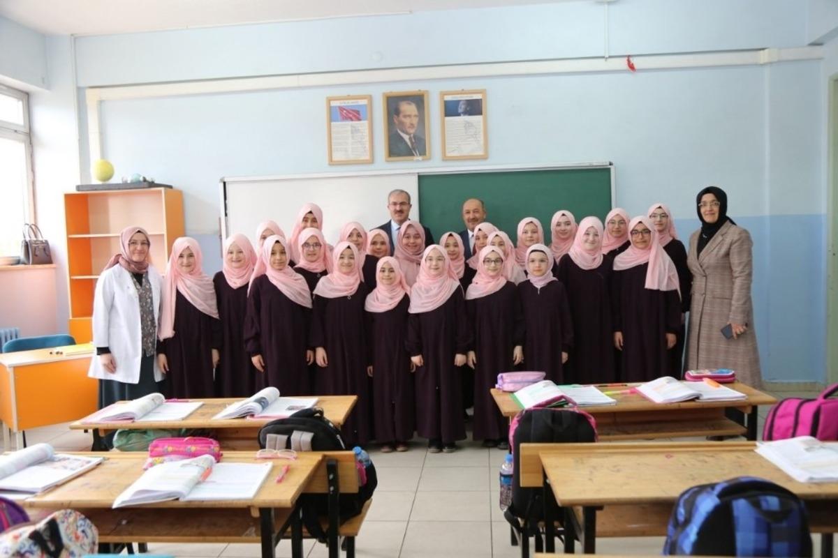 Akşemsettin Kız İmam Hatip Lisesi&rsquo;ne ziyaret