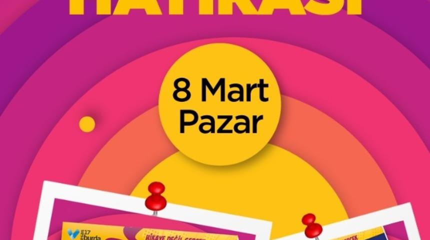 17 Burda AVM&rsquo;den 8 Mart hatırası