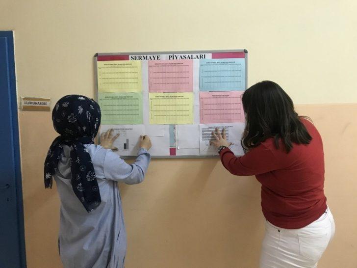 Öğrenciler okulda sermaye piyasalarını günlük takip ediyor G2