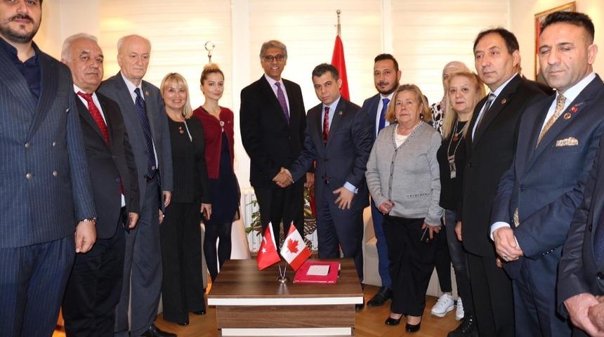 Kanada B&uuml;y&uuml;kel&ccedil;isi&rsquo;nden SANKON&rsquo;a ziyaret