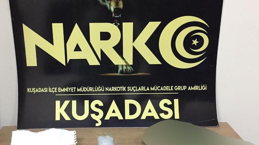 Kuşadası’nda uyuşturucu operasyonu, 3 şüpheli gözaltına alındı