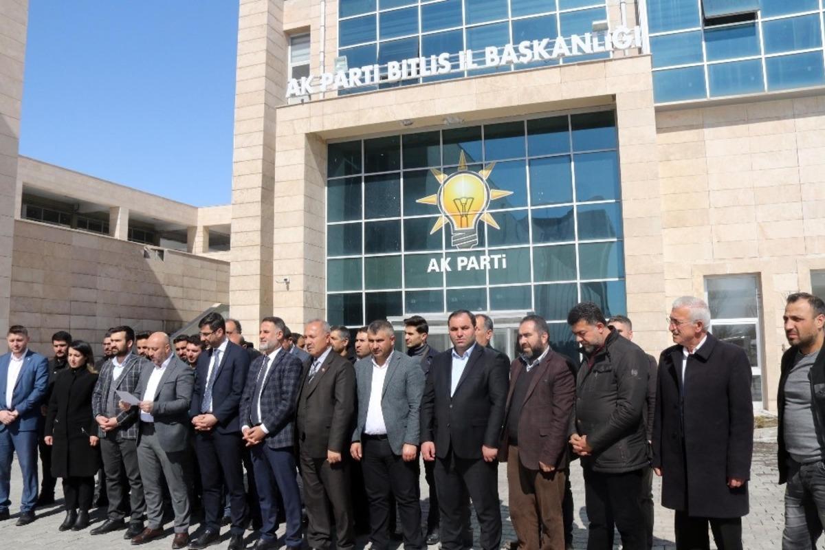 AK Parti Bitlis İl Başkanlığından CHP Grup Başvekiline kınama