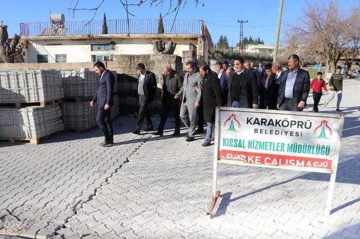 Karaköprü kırsalında parke çalışması G1