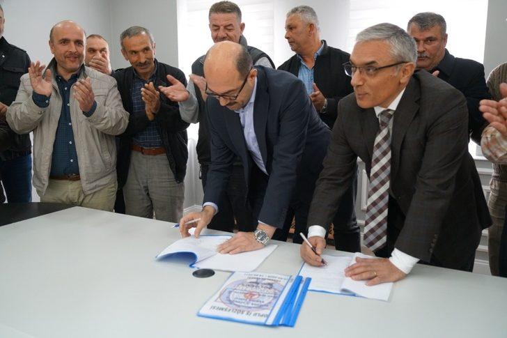 Terme Belediyesi’nde sözleşme sevinci G1