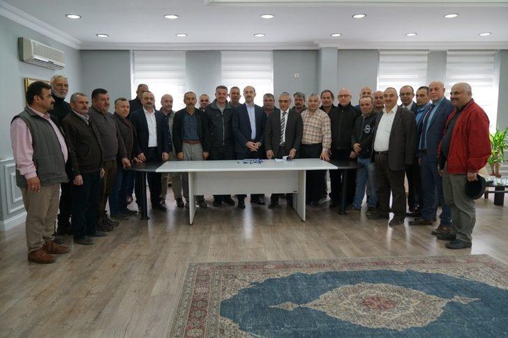 Terme Belediyesi’nde sözleşme sevinci G3