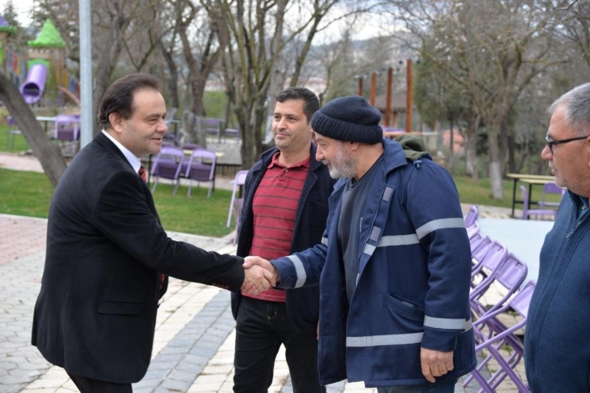 Başkan Şahin, K&uuml;&ccedil;&uuml;k Sanayi Sitesi esnafını dinledi