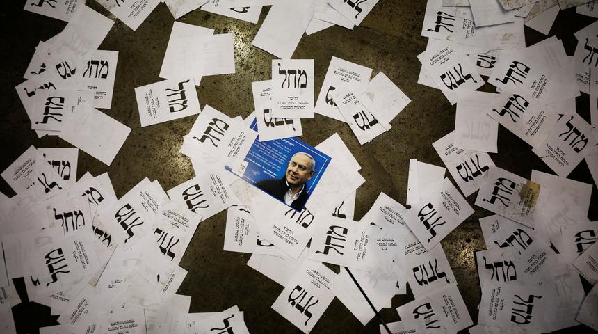 İsrail'deki seçimlerde oy sayımı tamamlandı! Netanyahu yeterli sayıya ulaşamadı