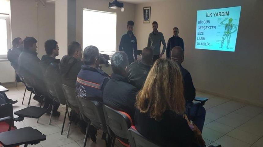 S&uuml;leymanpaşa Belediyesi personeline iş sağlığı ve g&uuml;venliği ile ilk yardım eğitimi