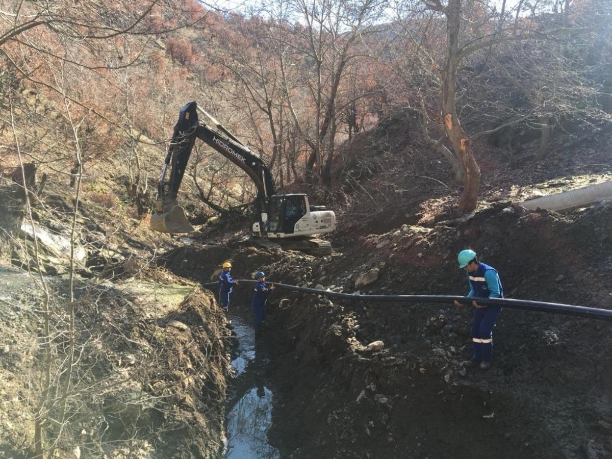 Kuyucak&rsquo;ta i&ccedil;me suyu hattı yenileniyor