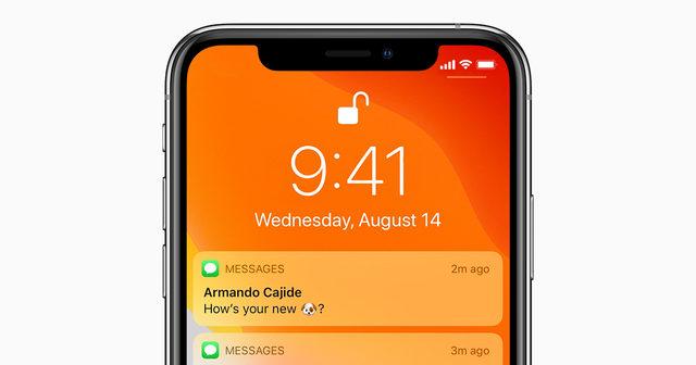 iPhone bildirim