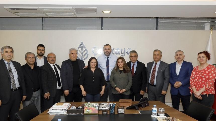 &Ccedil;orum Hitit Dernekler Federasyonundan Başkan Taşdelen&rsquo;e ziyaret