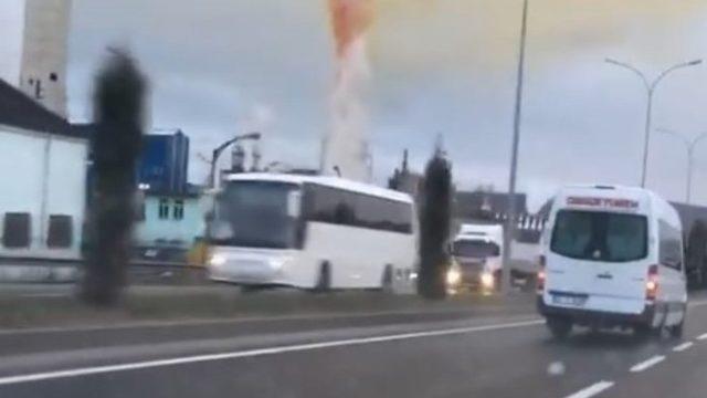 Kütahya’da sarı duman paniği