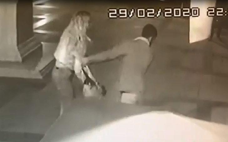 Genç kadın çılgına döndü! Defalarca tokatladı G2