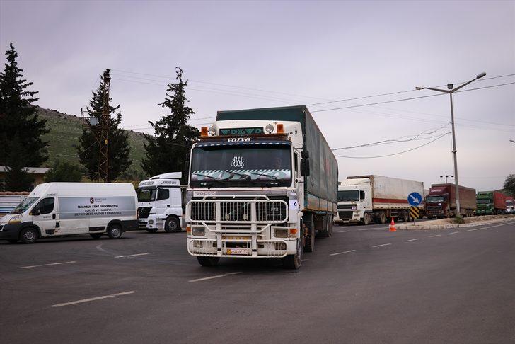 BM'den İdlib'e 24 tır insani yardım malzemesi G1