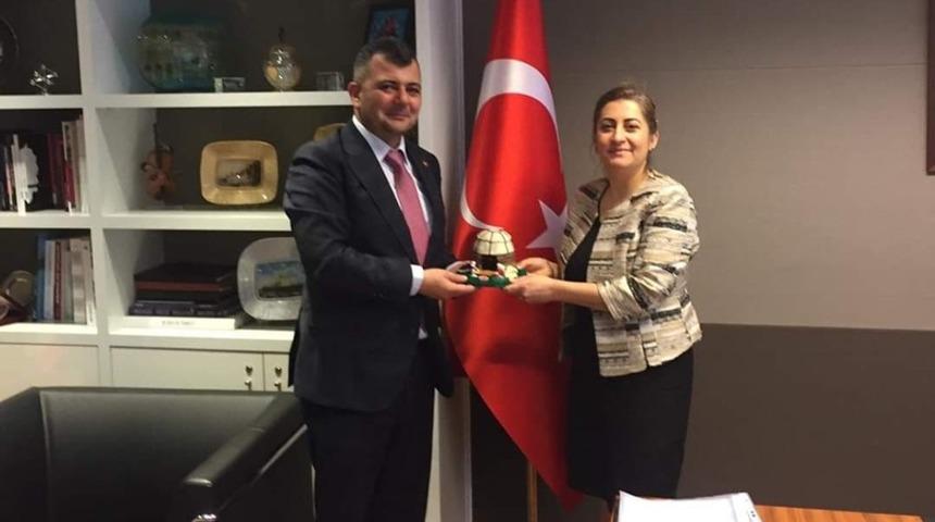 Başkan Koyuncu&rsquo;dan Br&uuml;ksel Başkonsolosu Dilşad Kırbaşlı Karaoğlu&rsquo;na ziyaret