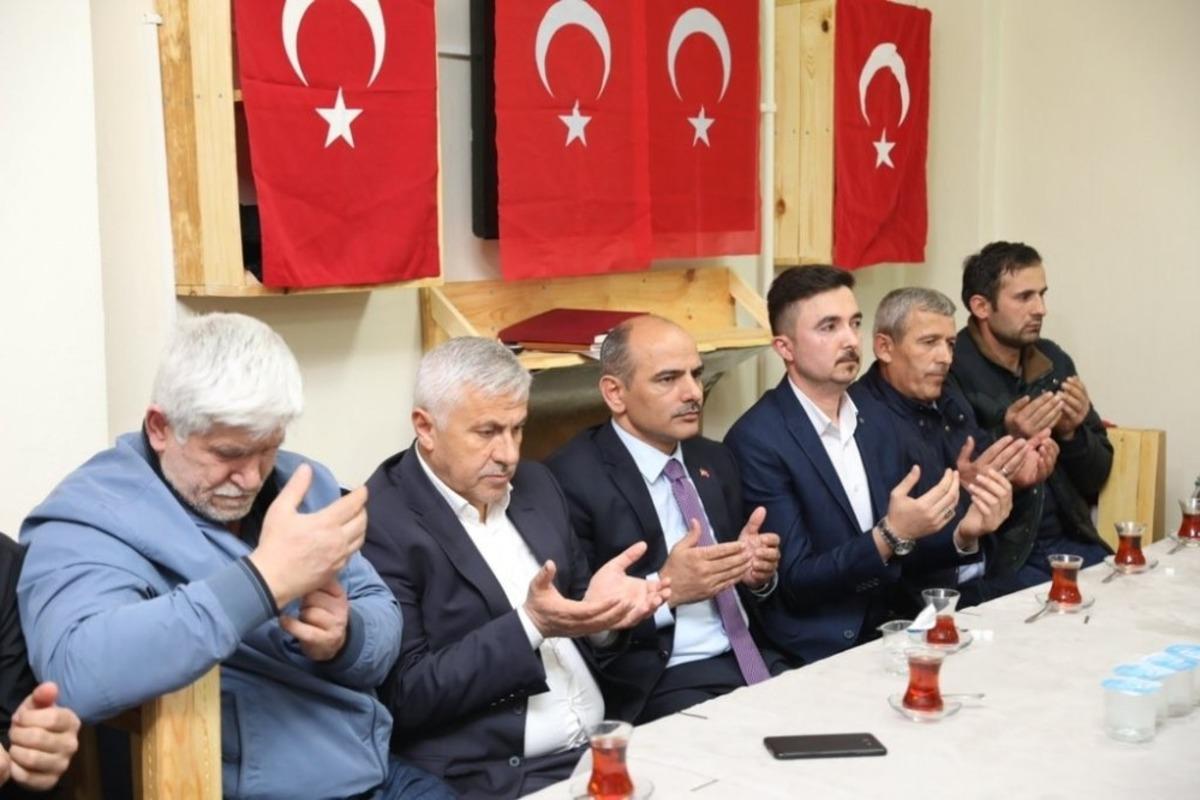 K&ouml;rfez&rsquo;de şehitler i&ccedil;in dua edildi