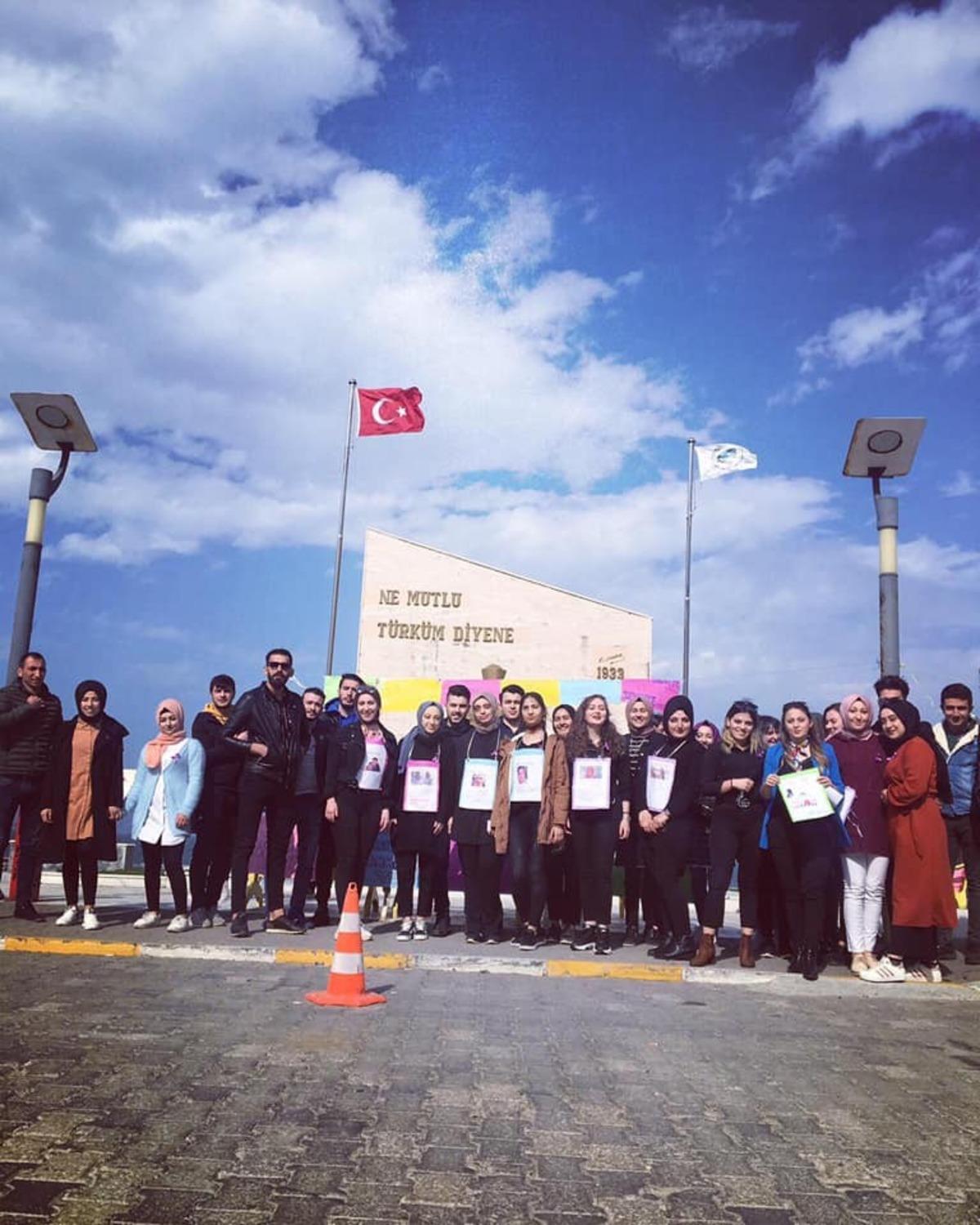 &Ccedil;atalzeytin&rsquo;de "Kadına Şiddete Hayır" y&uuml;r&uuml;y&uuml;ş&uuml;