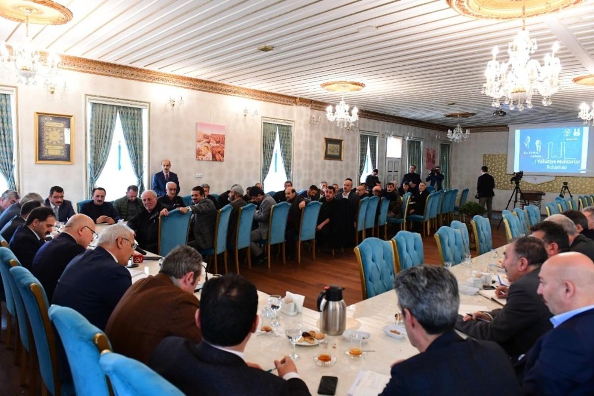 Yakutiye&rsquo;de muhtarlar buluşması