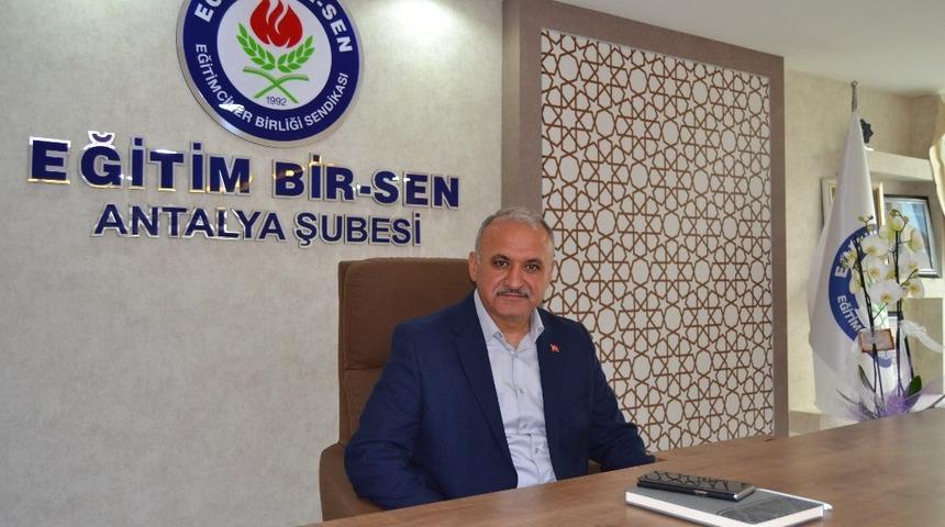 Eğitim Bir Sen Antalya Şube Başkanı Miran: "Meslek kanunu olmazsa olmazımız"
