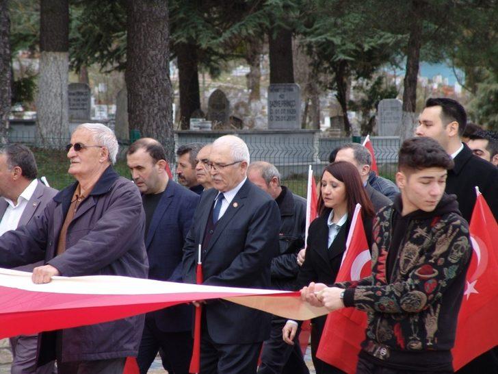 Pazaryeri ilçesi şehitler için yürüdü G4