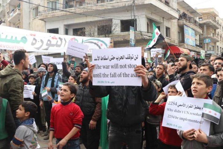 İdlib'de ateşkes kararını halk sevinçle karşıladı G4