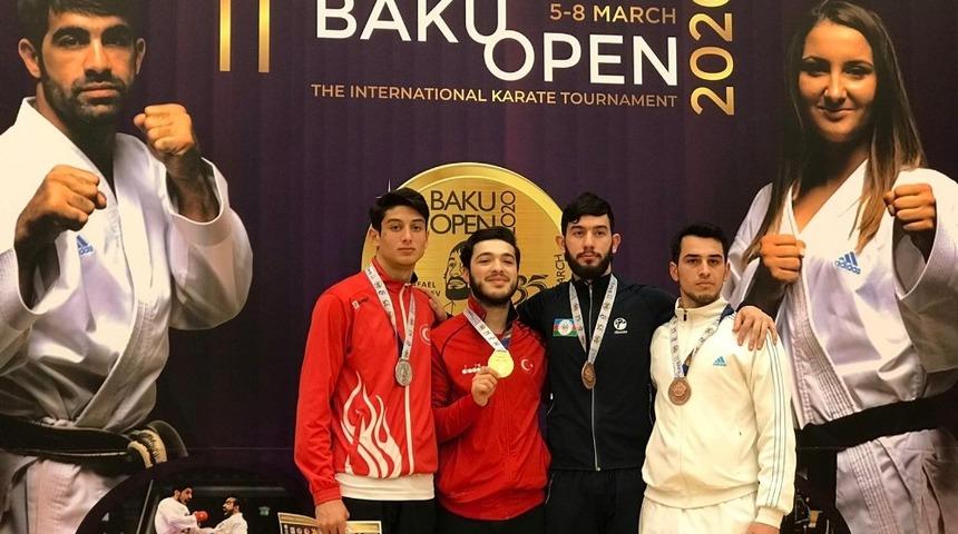 İzmitsporlu karateci Tamy&uuml;ksel&rsquo;den g&uuml;m&uuml;ş madalya