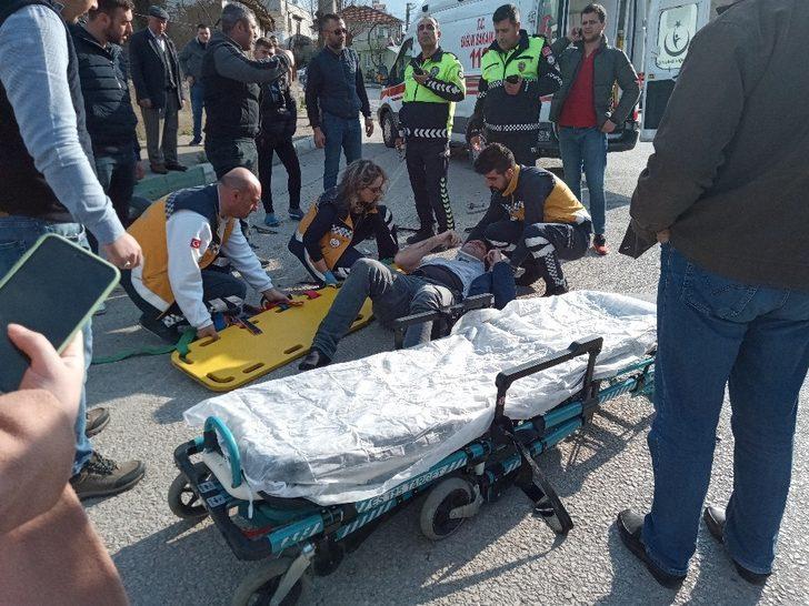 Çarptığı sürücüyü bırakarak kaçtı G2