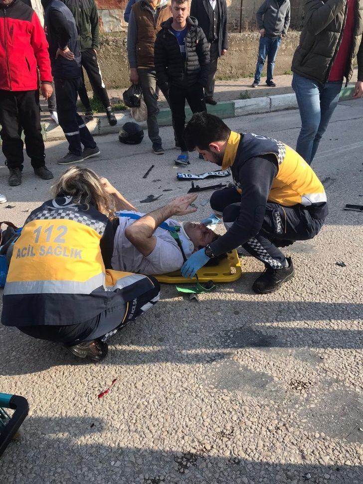 Çarptığı sürücüyü bırakarak kaçtı G5