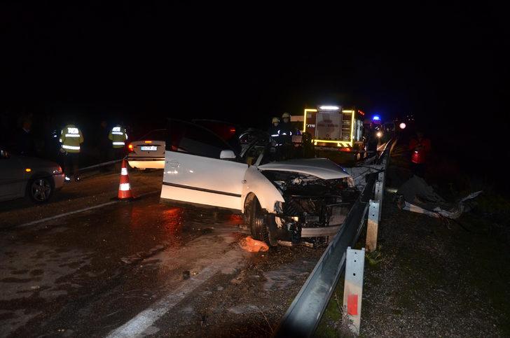 İşçi servisi ile otomobil çarpıştı: 1 ölü, 9 yaralı G1