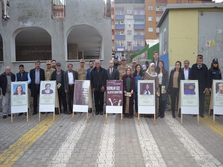 Sason’da kadına şiddetle mücadele kapsamında sergi düzenlendi G1