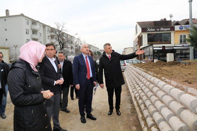 Genel Sekreter Gündoğdu Gölcük’te incelemelerde bulundu