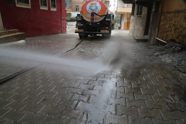 Haliliye’de cadde ve sokaklar temizlendi