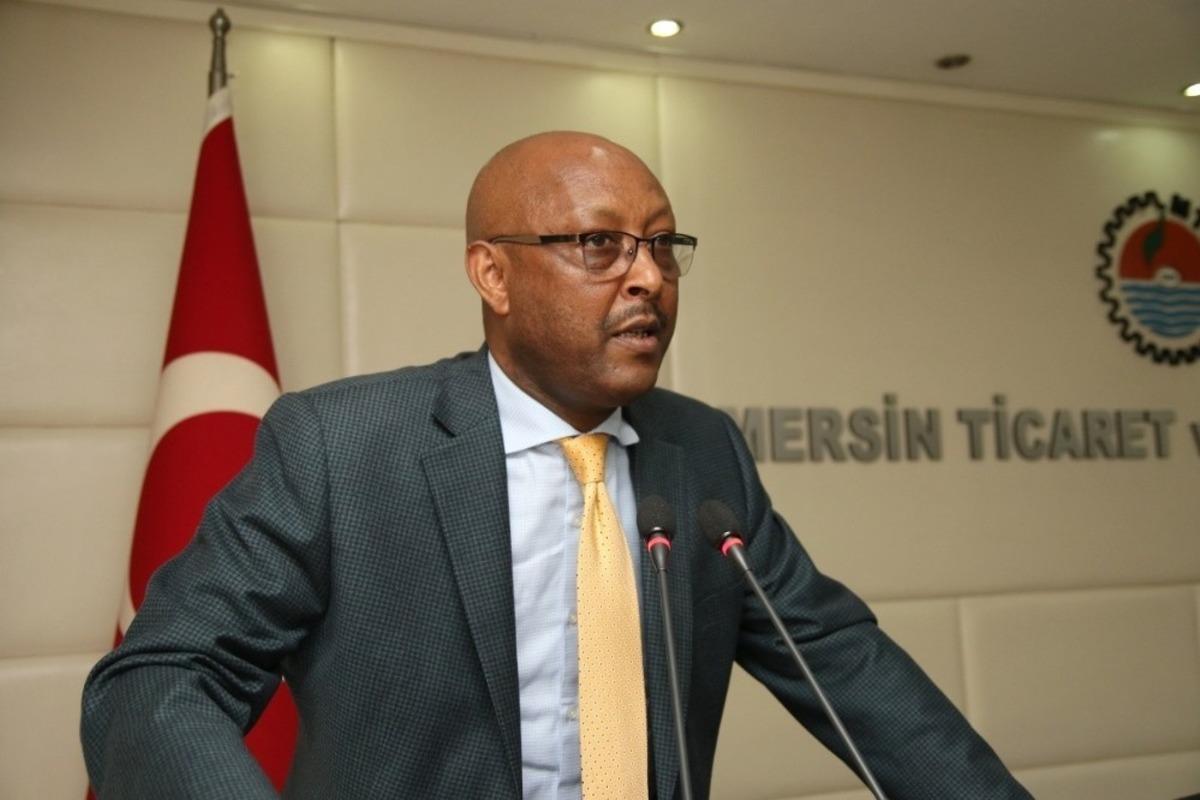 Etiyopya B&uuml;y&uuml;kel&ccedil;isi Barkessa&rsquo;dan Mersin iş d&uuml;nyasına yatırım &ccedil;ağrısı